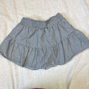 American Eagle Outfitters Gray Mini Skater Skirt